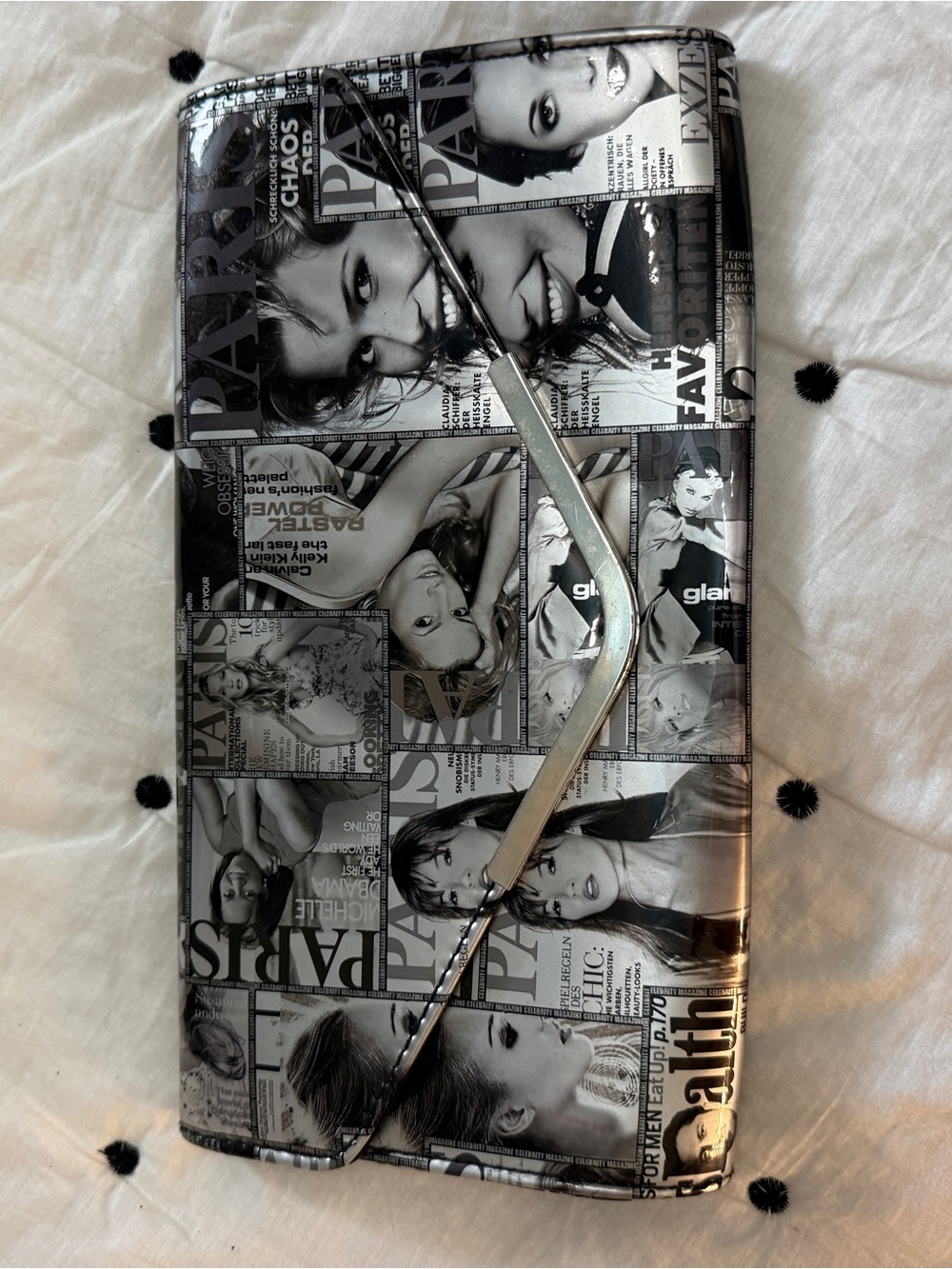 Monochrome Magazine Collage Wall Panel - Brand Unspecified